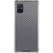 Silver Carbon Fiber Specialty Texture Material Galaxy A51 5G Clear Case