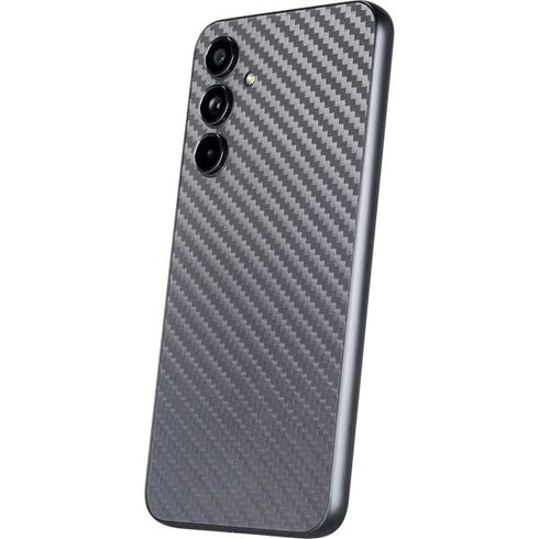 Silver Carbon Fiber Specialty Texture Material Galaxy A54 5G Skin