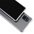 Silver Carbon Fiber Specialty Texture Material Galaxy A71 5G Clear Case