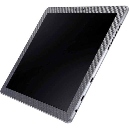 Silver Carbon Fiber Specialty Texture Material Galaxy Book 12in Skin