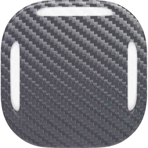 Silver Carbon Fiber Specialty Texture Material Galaxy Buds Live Skin