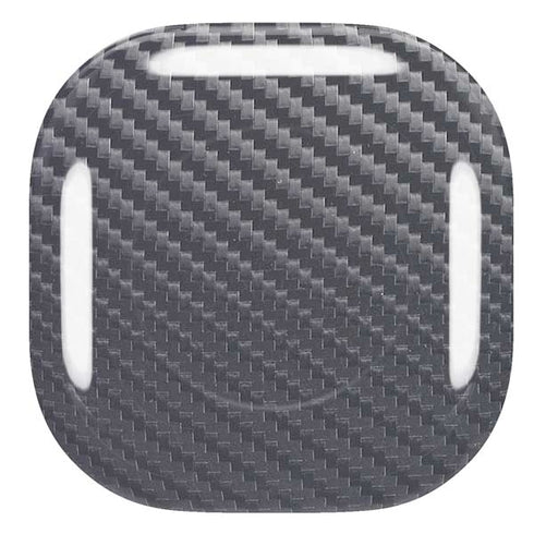 Silver Carbon Fiber Specialty Texture Material Galaxy Buds Live Skin
