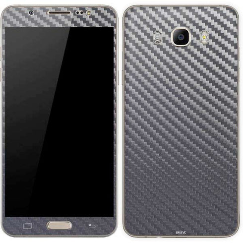 Silver Carbon Fiber Specialty Texture Material Galaxy J7 Skin