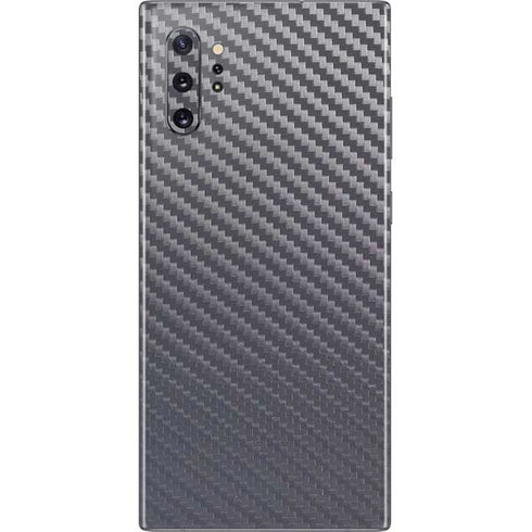 Silver Carbon Fiber Specialty Texture Material Galaxy Note 10 Plus Skin