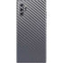 Silver Carbon Fiber Specialty Texture Material Galaxy Note 10 Plus Skin