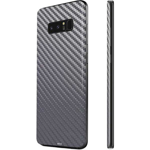 Silver Carbon Fiber Specialty Texture Material Galaxy Note 8 Skin