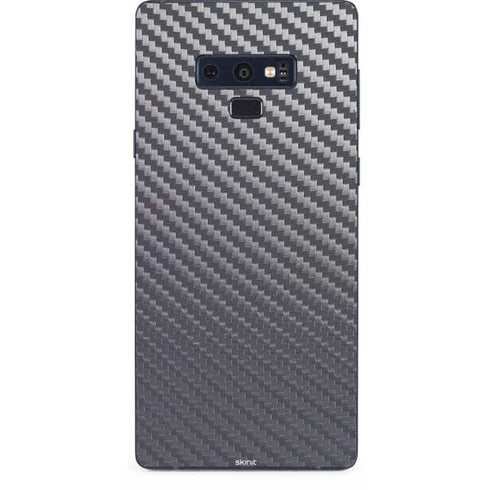 Silver Carbon Fiber Specialty Texture Material Galaxy Note 9 Skin