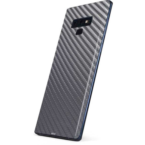 Silver Carbon Fiber Specialty Texture Material Galaxy Note 9 Skin