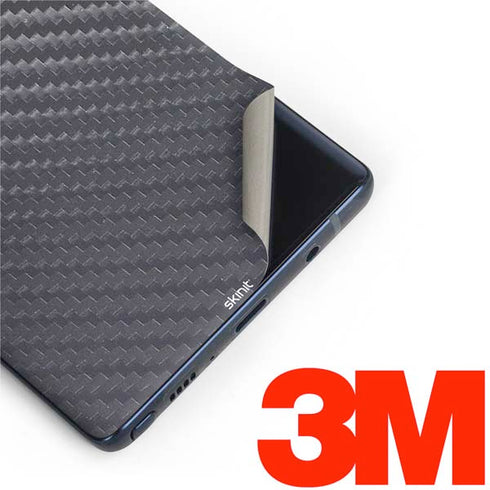 Silver Carbon Fiber Specialty Texture Material Galaxy Note 9 Skin