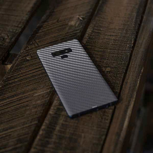 Silver Carbon Fiber Specialty Texture Material Galaxy Note 9 Skin