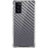 Silver Carbon Fiber Specialty Texture Material Galaxy Note20 5G Clear Case