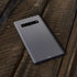 Silver Carbon Fiber Specialty Texture Material Galaxy S10 Plus Skin