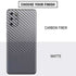 Silver Carbon Fiber Specialty Texture Material Galaxy S20 Plus Skin