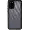 Silver Carbon Fiber Specialty Texture Material Galaxy S20 Plus Waterproof Case
