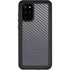 Silver Carbon Fiber Specialty Texture Material Galaxy S20 Plus Waterproof Case
