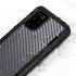 Silver Carbon Fiber Specialty Texture Material Galaxy S20 Plus Waterproof Case