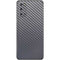 Silver Carbon Fiber Specialty Texture Material Galaxy S20 Skin