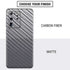 Silver Carbon Fiber Specialty Texture Material Galaxy S20 Ultra 5G Skin