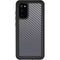 Silver Carbon Fiber Specialty Texture Material Galaxy S20 Waterproof Case