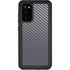 Silver Carbon Fiber Specialty Texture Material Galaxy S20 Waterproof Case