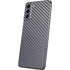 Silver Carbon Fiber Specialty Texture Material Galaxy S21 5G Skin