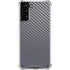Silver Carbon Fiber Specialty Texture Material Galaxy S21 Plus 5G Clear Case
