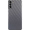 Silver Carbon Fiber Specialty Texture Material Galaxy S21 Plus 5G Skin