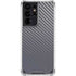 Silver Carbon Fiber Specialty Texture Material Galaxy S21 Ultra 5G Clear Case