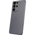 Silver Carbon Fiber Specialty Texture Material Galaxy S21 Ultra 5G Skin