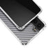 Silver Carbon Fiber Specialty Texture Material Galaxy S22 Clear Case