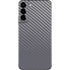 Silver Carbon Fiber Specialty Texture Material Galaxy S22 Plus Skin