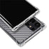 Silver Carbon Fiber Specialty Texture Material Galaxy S22 Ultra Clear Case