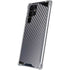 Silver Carbon Fiber Specialty Texture Material Galaxy S22 Ultra Clear Case