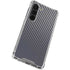 Silver Carbon Fiber Specialty Texture Material Galaxy S23 Clear Case