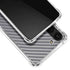 Silver Carbon Fiber Specialty Texture Material Galaxy S23 Clear Case
