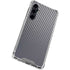 Silver Carbon Fiber Specialty Texture Material Galaxy S23 FE Clear Case