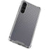 Silver Carbon Fiber Specialty Texture Material Galaxy S23 Plus Clear Case