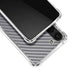 Silver Carbon Fiber Specialty Texture Material Galaxy S23 Plus Clear Case