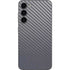 Silver Carbon Fiber Specialty Texture Material Galaxy S23 Plus Skin