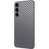 Silver Carbon Fiber Specialty Texture Material Galaxy S23 Plus Skin