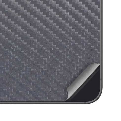Silver Carbon Fiber Specialty Texture Material Galaxy S23 Skin