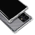 Silver Carbon Fiber Specialty Texture Material Galaxy S23 Ultra Clear Case