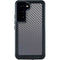 Silver Carbon Fiber Specialty Texture Material Galaxy S23 Waterproof Case