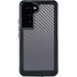 Silver Carbon Fiber Specialty Texture Material Galaxy S23 Waterproof Case