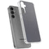Silver Carbon Fiber Specialty Texture Material Galaxy S24 Plus Clear Case