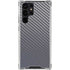 Silver Carbon Fiber Specialty Texture Material Galaxy S24 Ultra Clear Case