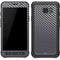 Silver Carbon Fiber Specialty Texture Material Galaxy S7 Active Skin