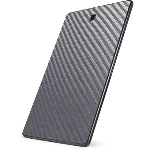 Silver Carbon Fiber Specialty Texture Material Samsung Galaxy Tab Skin