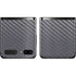 Silver Carbon Fiber Specialty Texture Material Galaxy Z Flip Skin