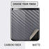 Silver Carbon Fiber Specialty Texture Material Galaxy Z Flip Skin